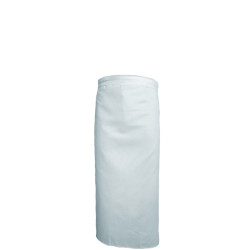 TABLIER A TAILLE LONG BLANC