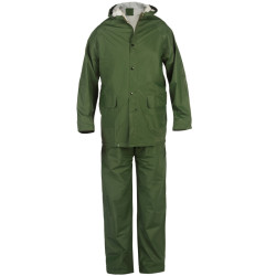 ENSEMBLE PLUIE 100% PVC VERT