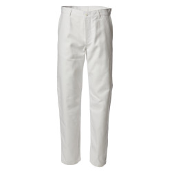 PANTALON 100% COTON BLANC