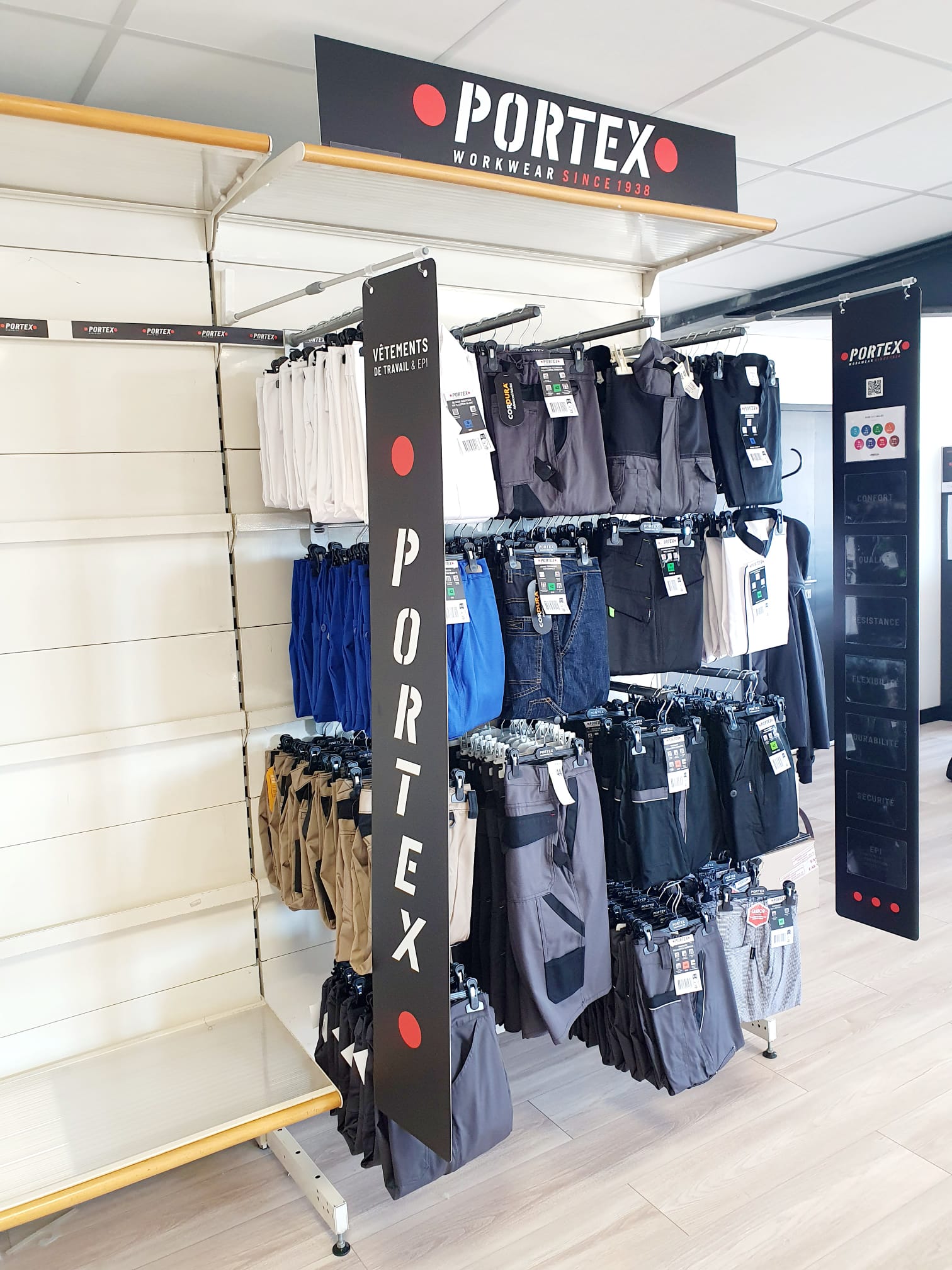 Exemple d'implantation de la marque PORTEX